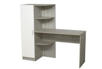 Стол письменный КРИСТИН – 1  Сосна лофт/ Белый  Левый 