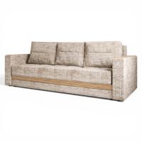 Диван-кровать "Лидер 9" S 2292 - 4 беж декор Орех
