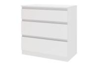 Комод Морвик 465.02 3 ящика Белый