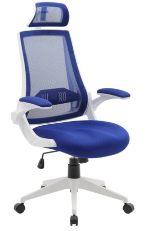 Кресло офисное CYM61WHR-1 Белый/Синий