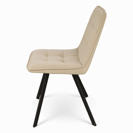 Стул Джек, велюр Коричневый/ Черный