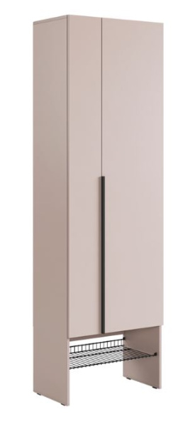 Баско Прихожая Шкаф двухдверный L600, (600х349х1950) /Кашемир