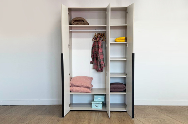 Катрин Шкаф 3дв. 105.01/Кашемир/фрапучино матовый