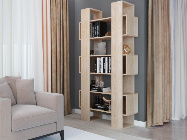 Стеллаж Сакс Дуб сонома 