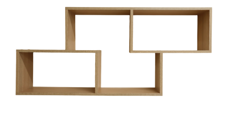 Полка навесная П-15 550 * 1200 * 200 Дуб сонома 