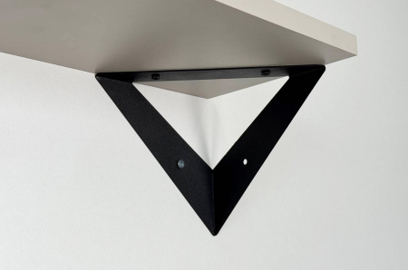 Полка навесная Рич кашемир/черный