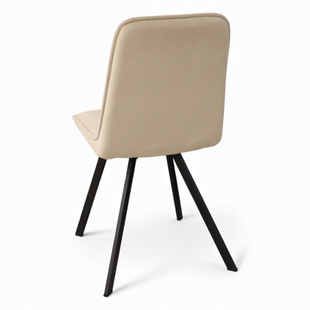 Стул Джек, велюр Коричневый/ Черный