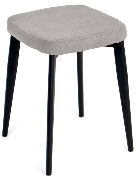 Табурет Ева Т188-Жемчужный +ножки 7F40(черный)/