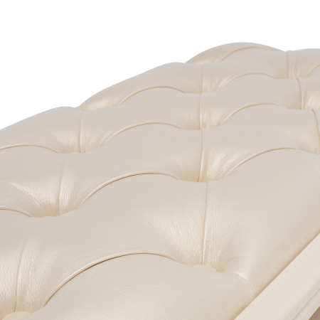 Банкетка Leset Патриция,Дуб шампань (к/з орегон перламутр106/Бежевый),каретная стяжка