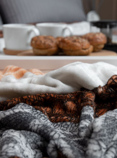 Плед Texrepublic фланель печатн скрутка 180*200 64177