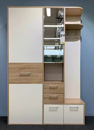 Прихожая Диана Дуб Сонома/Белый