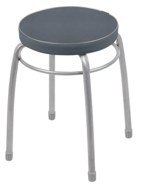 Табурет Фабрик 1/Темно-серый ТФ01/ТС
