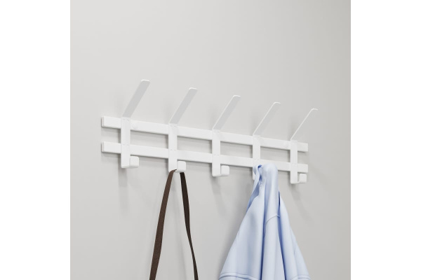 Вешалка Торонто 5 металл Белый*580
