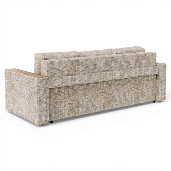 Диван-кровать "Лидер 9" S 2292 - 4 беж декор Орех