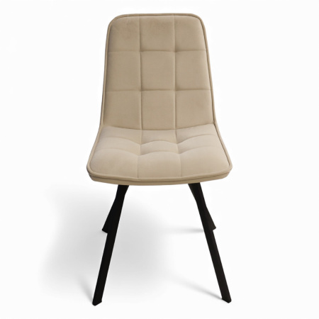 Стул Джек, велюр Коричневый/ Черный