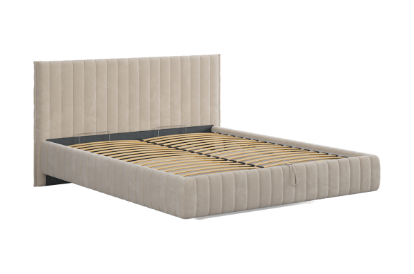 Кровать Твикс с подъемным механизмом  160х200 см (крем (велюр))
