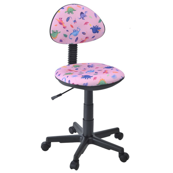 Кресло Логика/Kid's (динозаврики фон роз.)