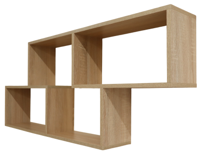 Полка навесная П-15 550 * 1200 * 200 Дуб сонома 